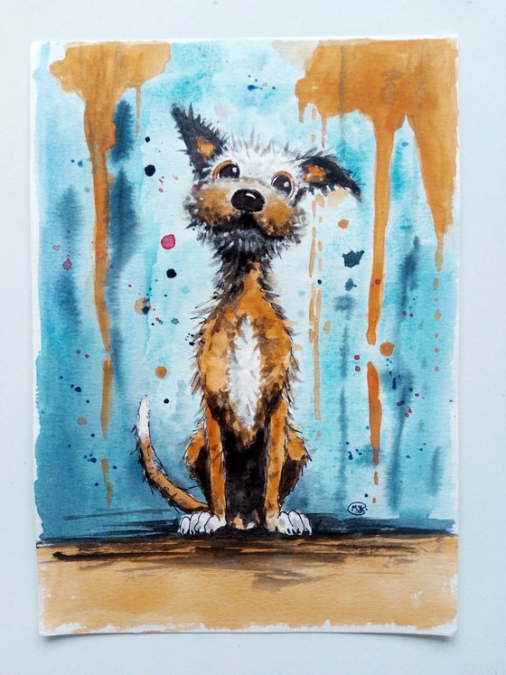 Cute Doggy Dog in Abstract