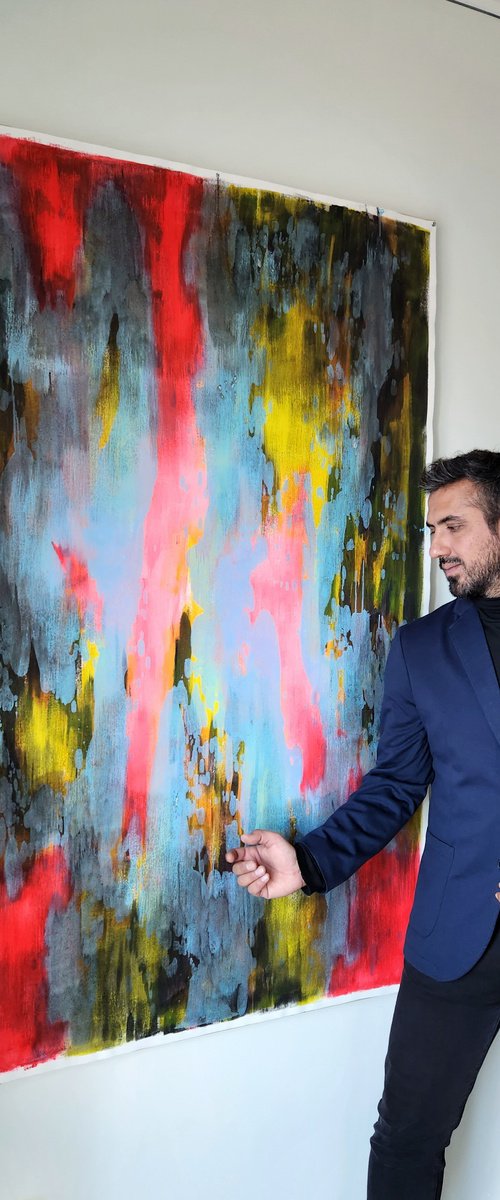 RADIANCE IV - Contemporary Abstract Painting by Orvvet