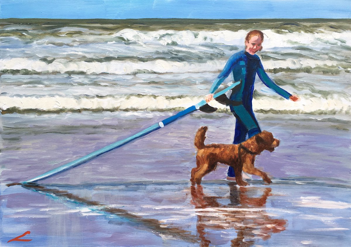 After Surf By Elena Sokolova, 28 X 20, Artwork For Sale On Artfinder
