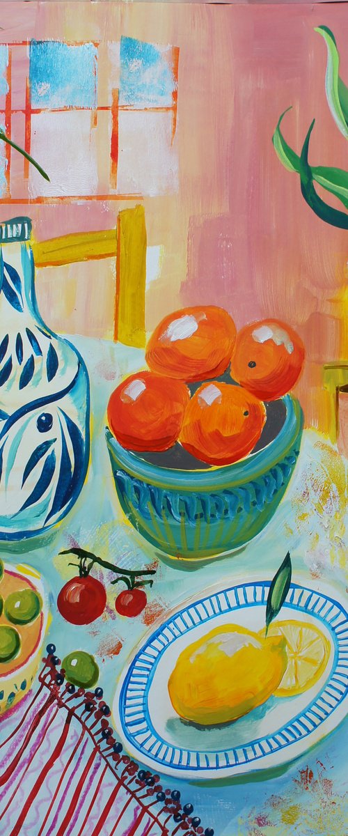 Sunshine Oranges by Julia  Rigby