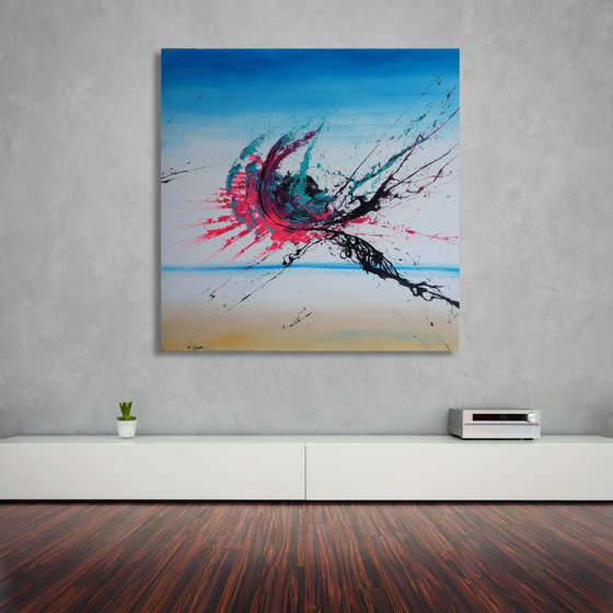 Sex On The Beach (Spirits Of Skies 100053) (100 x 100 cm) XXL (40 x 40 inches)