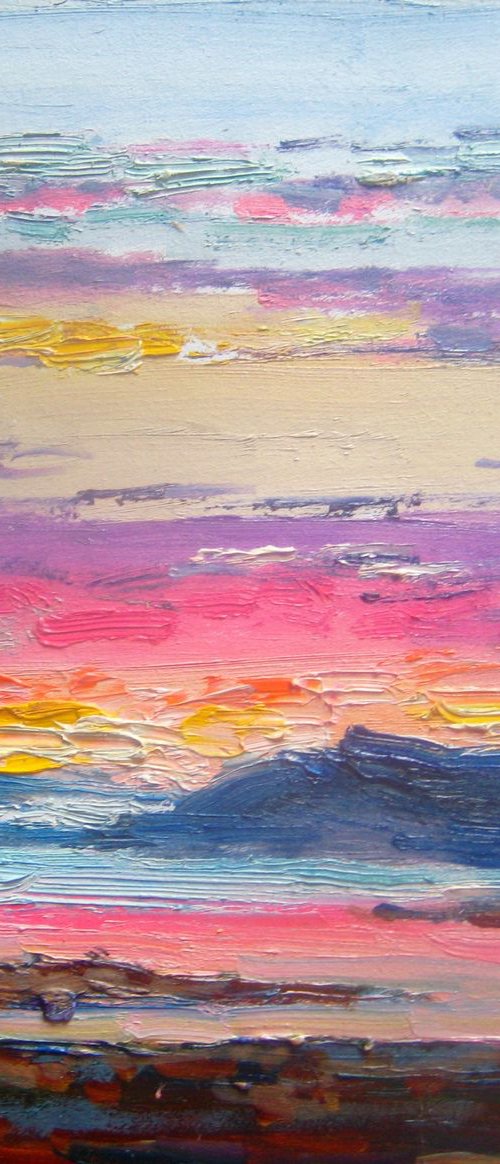 Sea etude+persent (a little oil painting- Sea etude II, 27x19cm) by Oleksandr Bielskyi