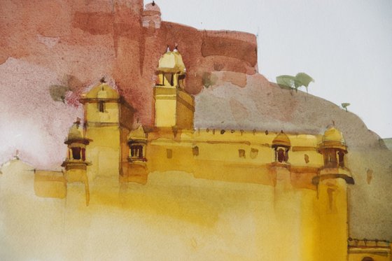 Jaipur yellows, summer light 2