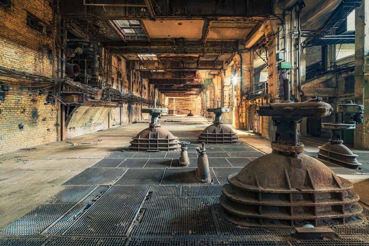 Photorealistic Cityscapes Photograph By Michael Schwan, 51 X 35", Switch Off, Original Artwork