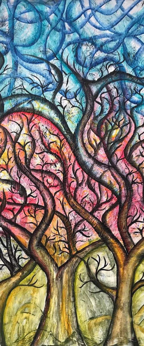Abstract Tree CZ18002 by Carol Zsolt