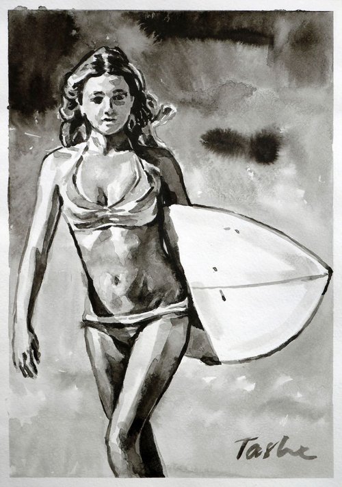 Surfing again! by Tashe