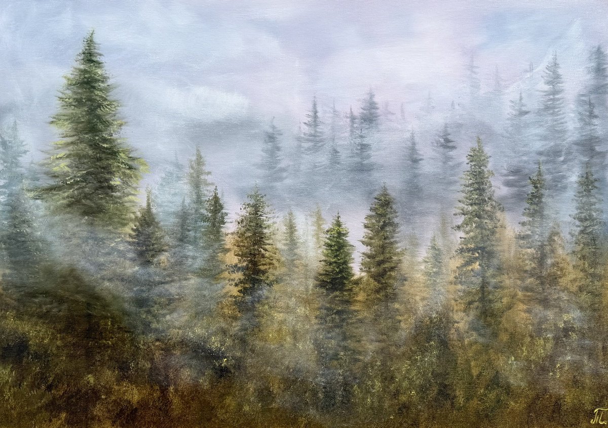 Foggy Inspiration By Tanja Frost, 28 X 20, Artwork For Sale On Artfinder