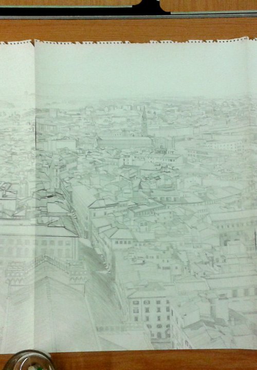 View from Duomo, Florence by David Vincent Wheeler