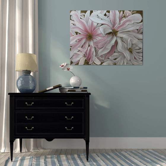 Ethereal Magnolia Bloom