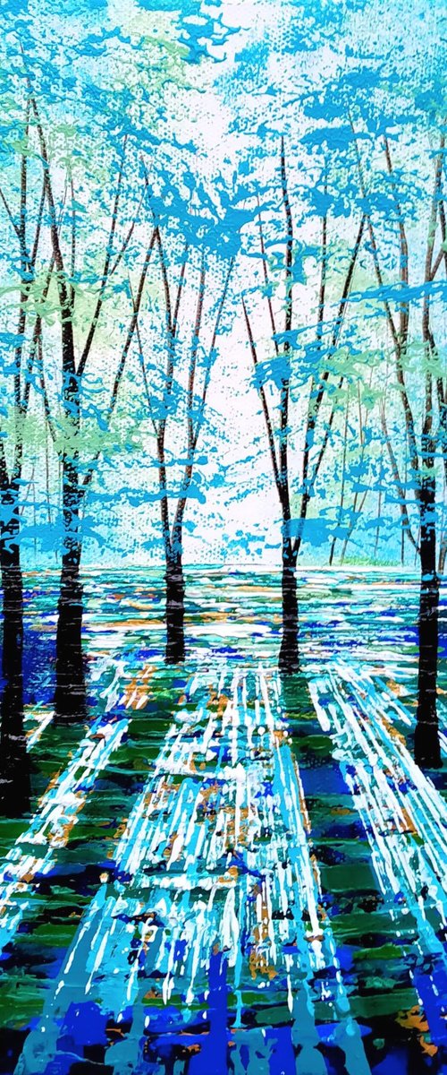 Sapphire Wood by Amanda Horvath