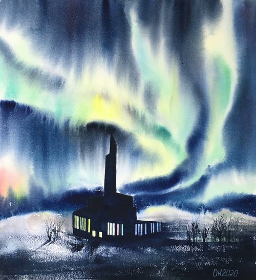 "Cathedral of the Northern Lights" by OXYPOINT