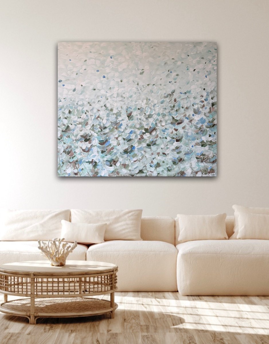 Abstract Botanical Acrylic Painting By Ivana Gigovic, 47 X 39, It