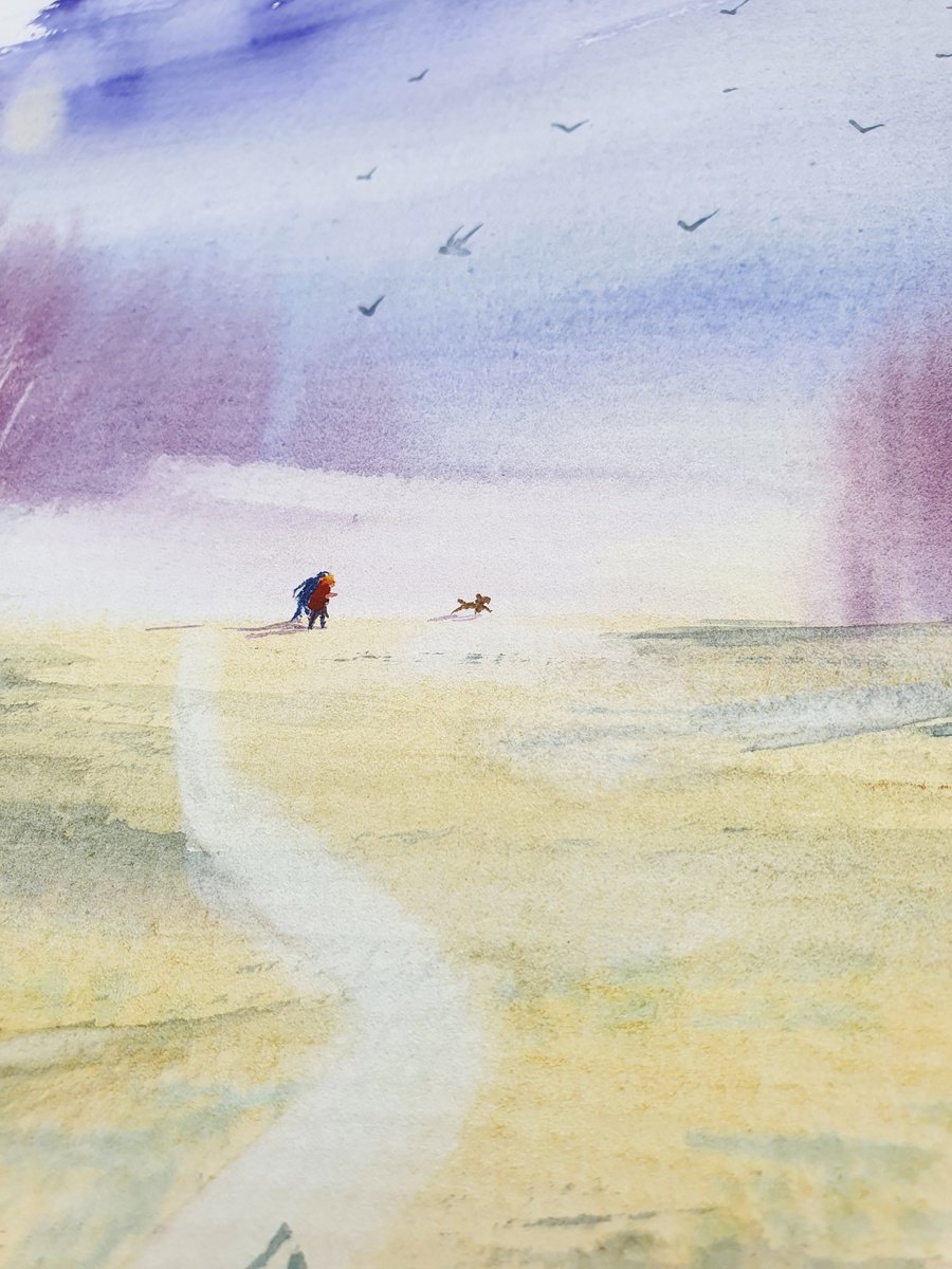 Yulia Schuster | Original  Watercolour | Autumn Mood | 23 X 30Cm | Artwork For Sale On Artfinder