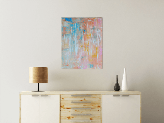 Streak - Original Modern Abstract Art on Canvas Ready To Hang