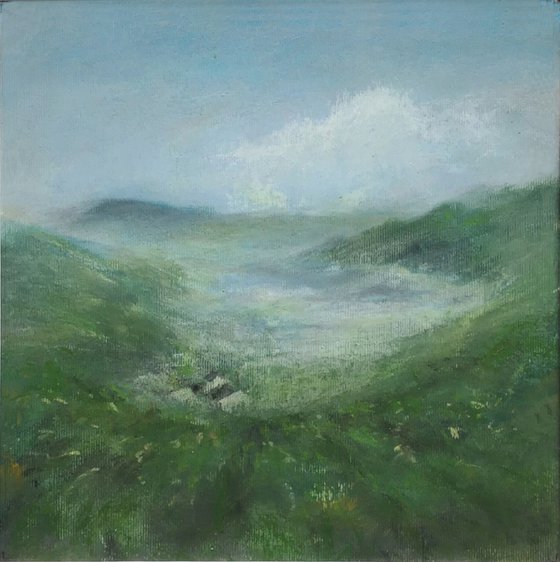 The Lakes: Ullswater - original, mounted painting