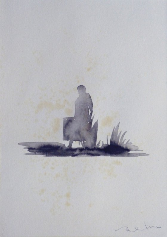 The big suitcase, 21x29 cm