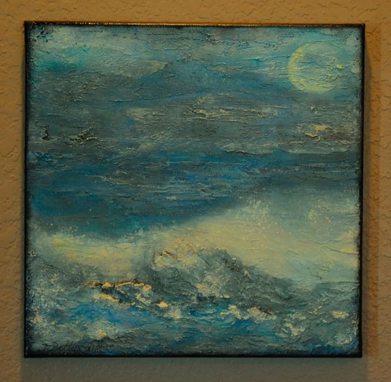 "Ocean Mist" Ocean paintings Small paintings