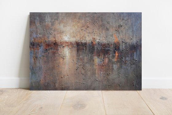 " Harbor of destroyed dreams - Utopia " (W 130 x H 90 cm) SPECIAL PRICE!!!