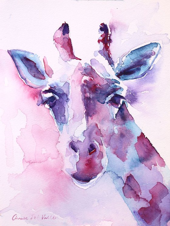 Giraffe painting “Just Sweet”