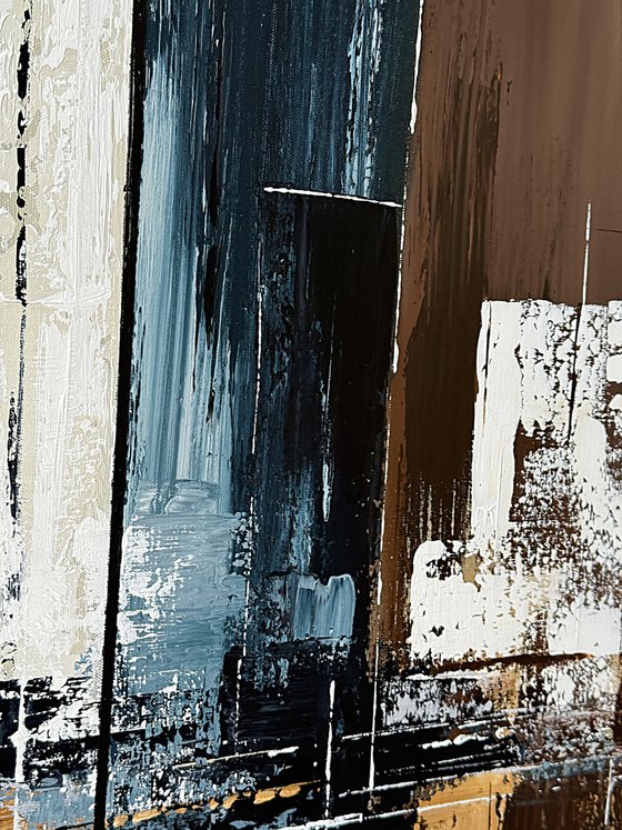 Interwoven Horizons set diptych
