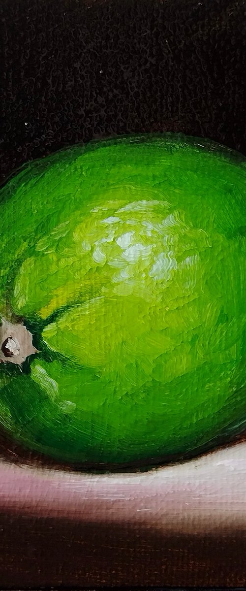 Little lime still life by Jane Palmer Art