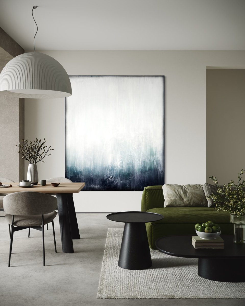 Abstract Acrylic Painting By Robert Tillberg, 69 X 80", Veil, Original Artwork