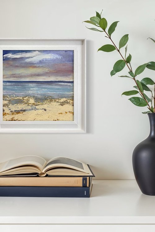 Last Light on the Shore by KM Arts