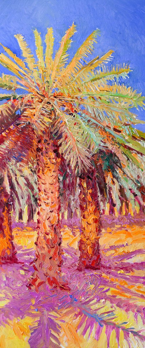 Date Palms in the Desert by Suren Nersisyan