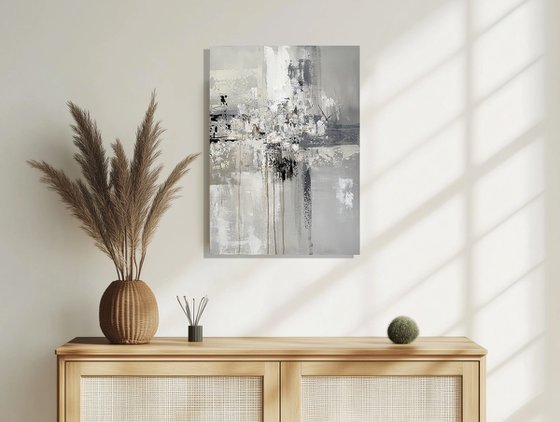 Light Grey, Beige and White