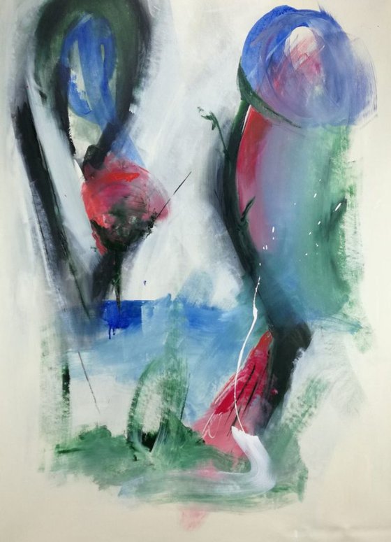abstract-c122- size 100x70 cm
