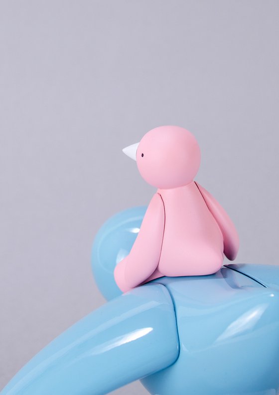 I Believe I Can't Fly - Pink & Blue
