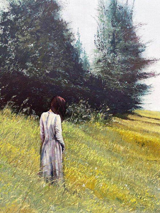 Girl in a Meadow