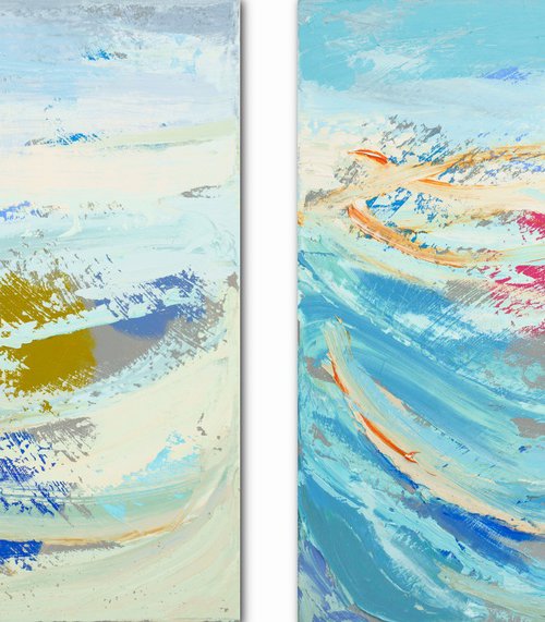 Diptych (emotional seascapes) by Susana Sancho Beltrán