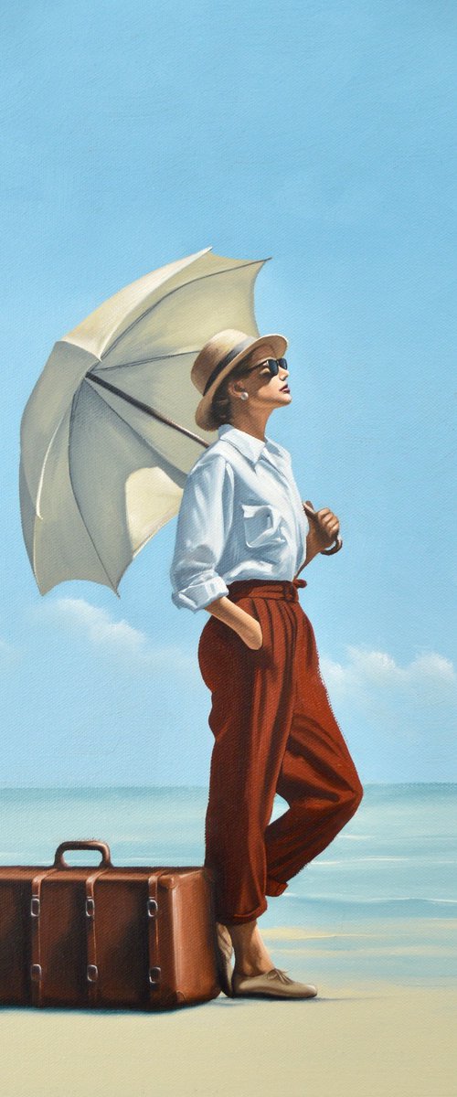 Awaiting Embarkation by Johnny Popkess