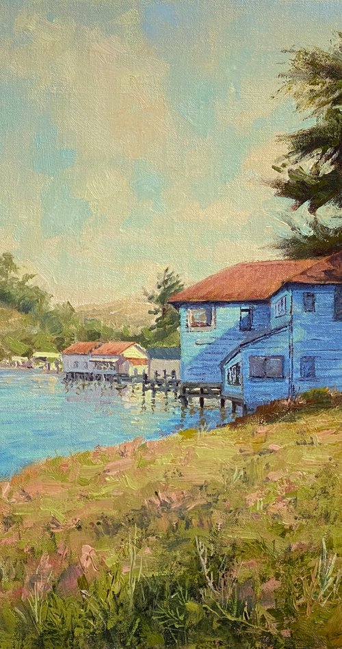 Seafood Shack Tomales Bay by Tatyana Fogarty