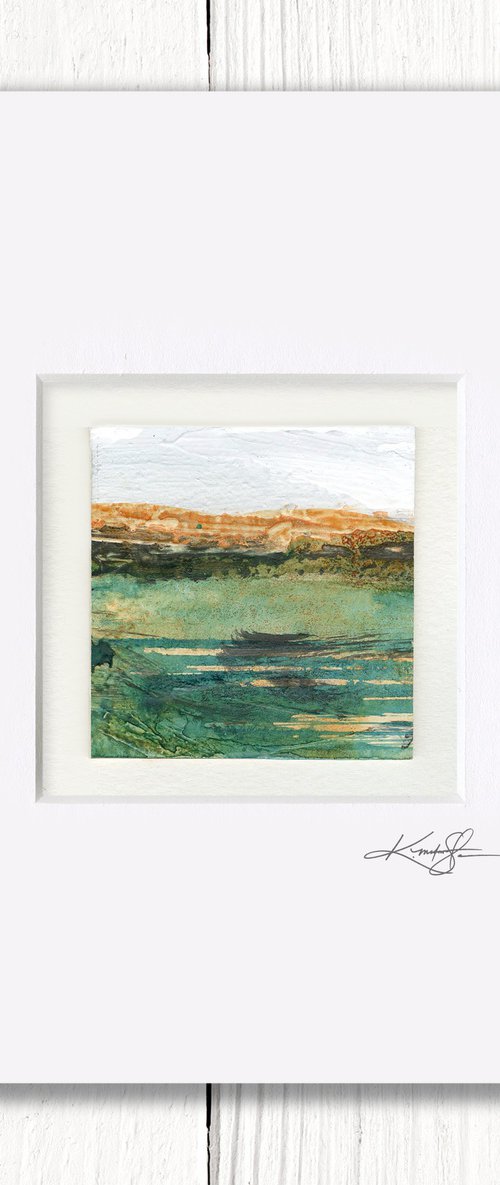 Mystical Land 328 - Textural Landscape Painting by Kathy Morton Stanion by Kathy Morton Stanion