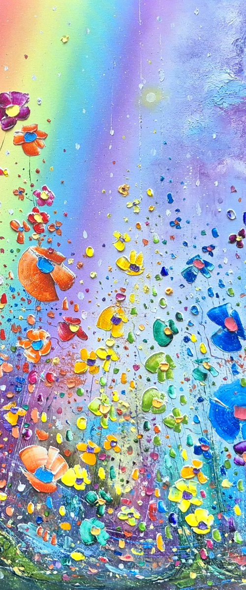 "Rainbow Love" - Flowers in Love by Phil Broad