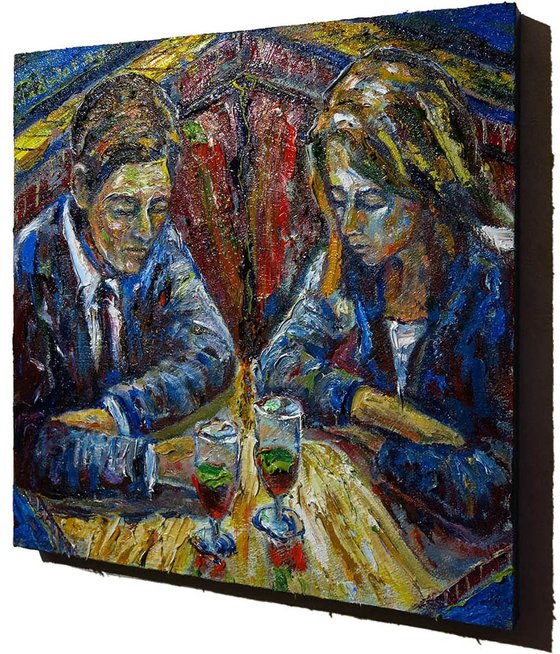 Original Oil Painting Love