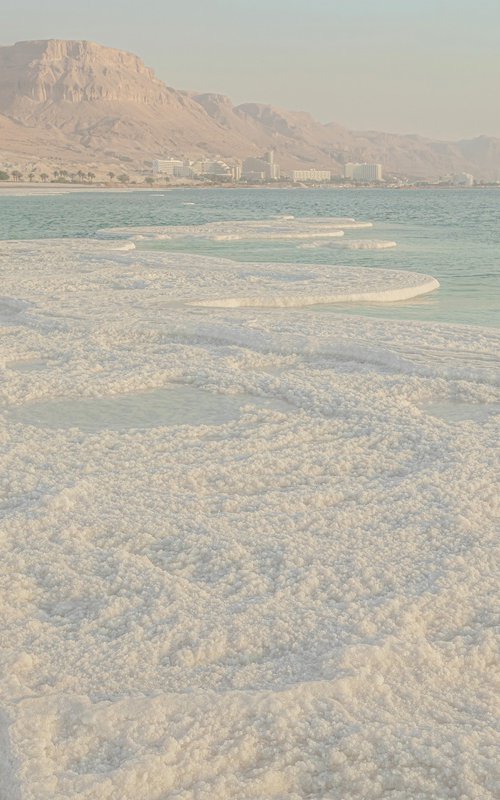 Dead Sea. The shore in the distance by Lidiya Dmitrieva