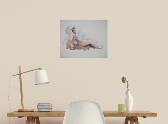 reclining female nude