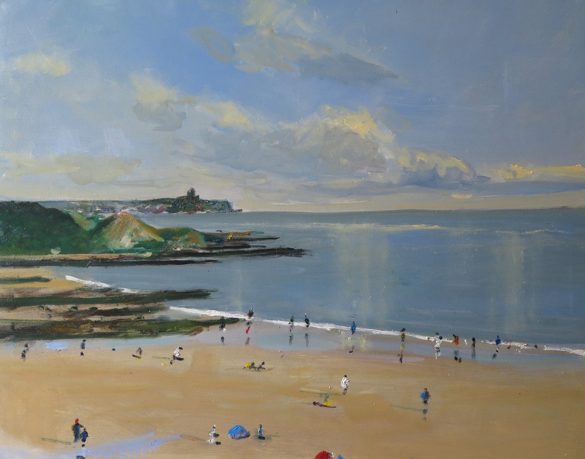 View of Cayton Bay by Malcolm Ludvigsen