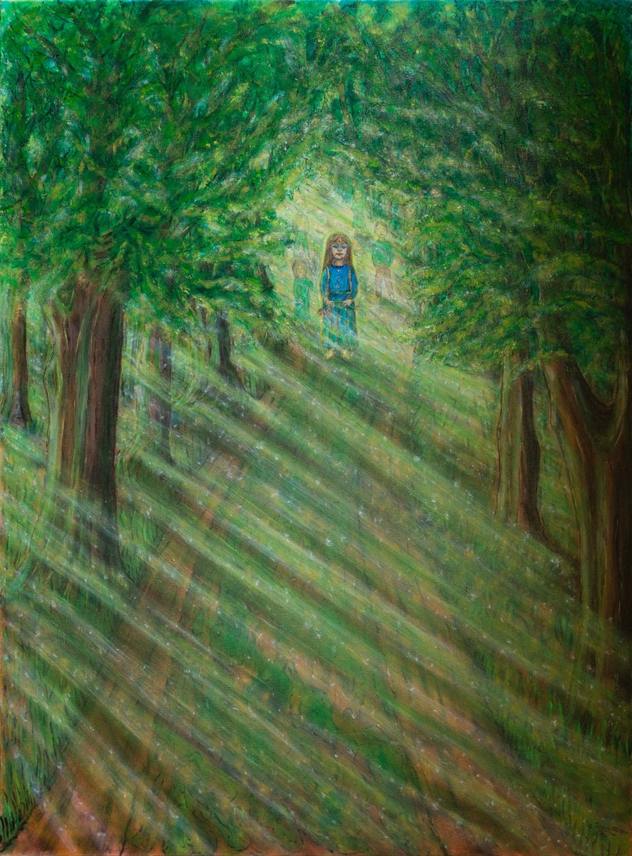 Impressionistic Portrait Oil Painting By Kim Jones Miller, 30 X 40", Becoming, Original Artwork