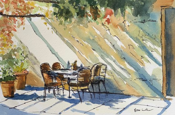 Sunlight on the Patio