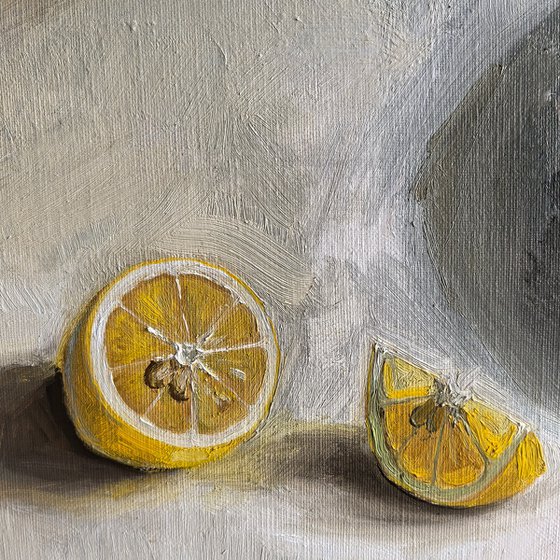 Pomegranates and lemons