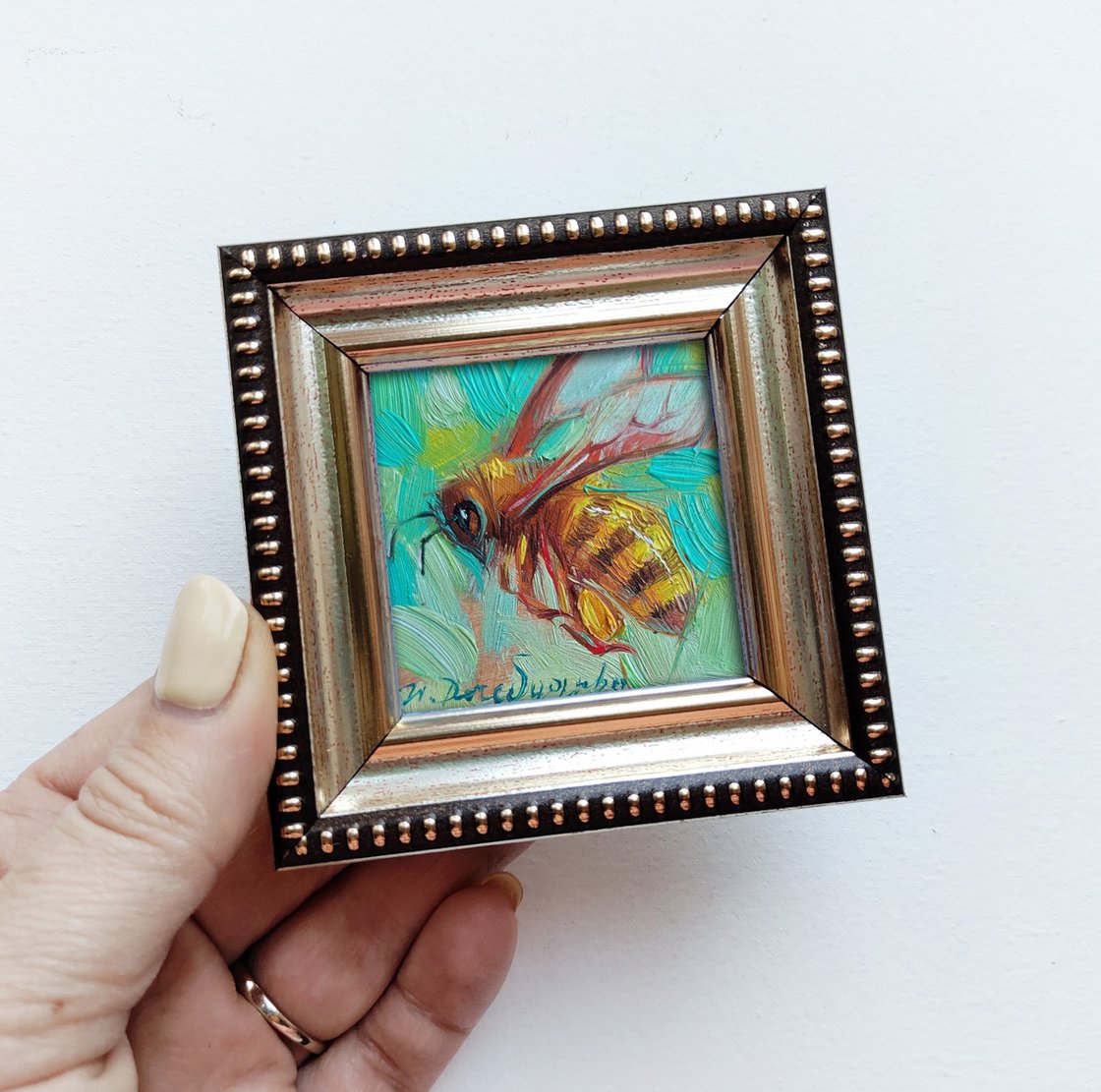 Tiny Paintings, Acrylic, 2x2 inches : Art  Small canvas art, Small canvas  paintings, Mini canvas art