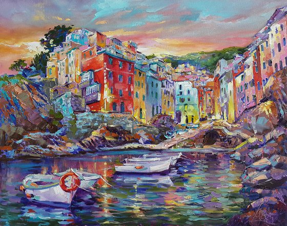 Evening in Riomaggiore