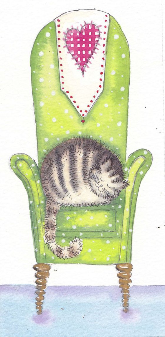 Cat on a Chair