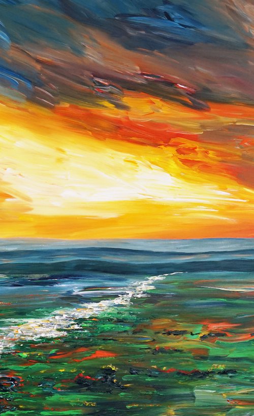 Landscape: Evening Mood XL 6 by Peter Nottrott