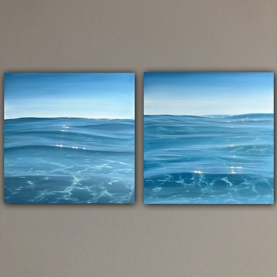 Luminous Days Diptych