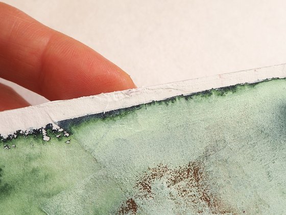Three trees - abstract watercolor